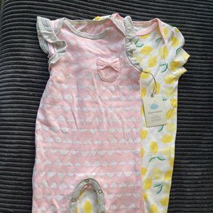 Cloud Island 2-Piece Romper Set